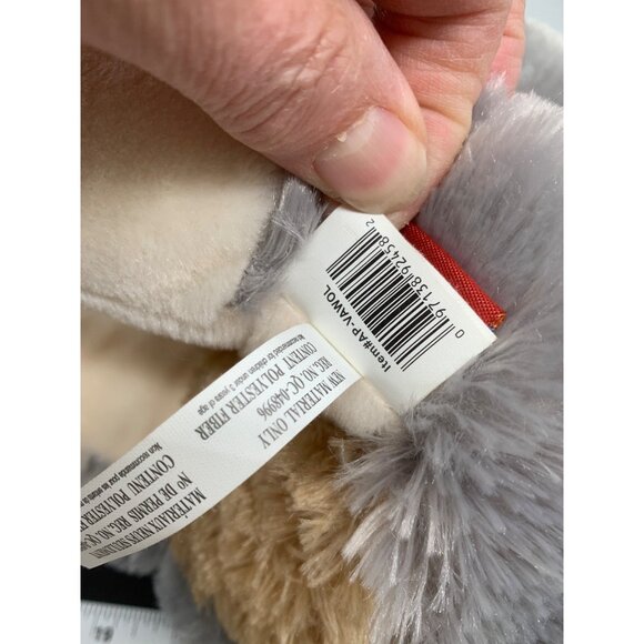 Adventure Planet 15" Gray Wolf Pup Dog Plush Stuffed Animal - Picture 7 of 8